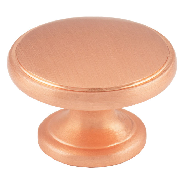 High quality image of Carlisle Brass - Oxford Knob 32mm - Satin Copper | Sku. ftd524ssco | Trade Door Handles.