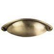 High quality image of FTD - Cup Pattern Handle 64mm - Antique Burnished Brass | Sku. ftd555abb | Trade Door Handles.