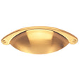 High quality image of FTD - Cup Pattern Handle 64mm - Satin Brass | Sku. ftd555sb | Trade Door Handles.