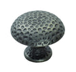 High quality image of FTD - Hammered Finish Knob 32mm - Antique Steel | Sku. ftd585as | Trade Door Handles.