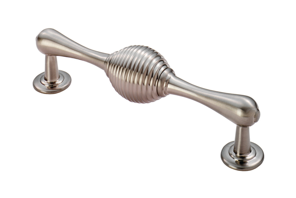 High quality image of FTD - Reeded Handle - Satin Nickel | Sku. ftd605rsn | Trade Door Handles.