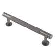 High quality image of Carlisle Brass - FTD Knurled Pull Handle 128mm c/c - Anthracite | Sku. ftd700bant | Trade Door Handles.