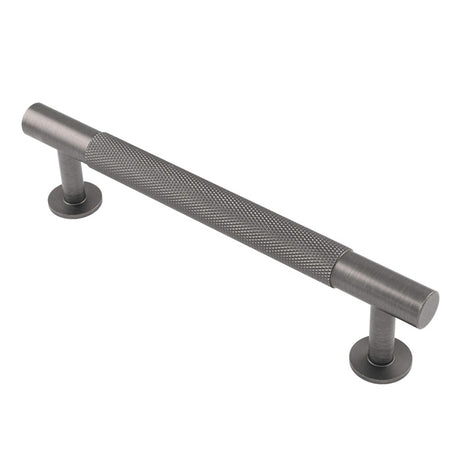 High quality image of Carlisle Brass - FTD Knurled Pull Handle 128mm c/c - Anthracite | Sku. ftd700bant | Trade Door Handles.
