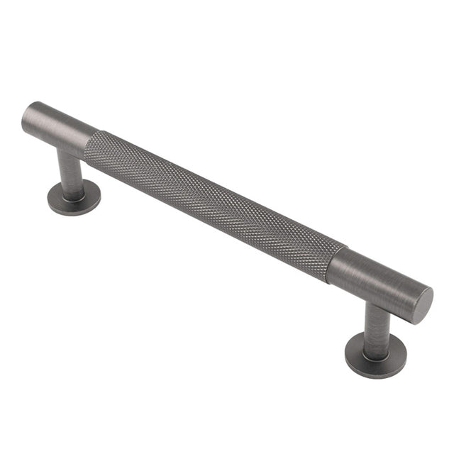 High quality image of Carlisle Brass - FTD Knurled Pull Handle 128mm c/c - Anthracite | Sku. ftd700bant | Trade Door Handles.