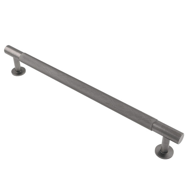 High quality image of Carlisle Brass - FTD Knurled Pull Handle 224mm c/c - Anthracite | Sku. ftd700eant | Trade Door Handles.