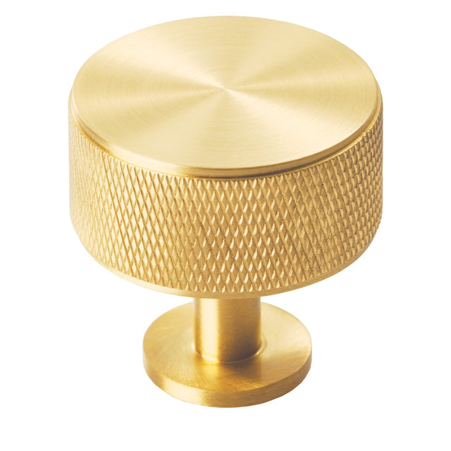 High quality image of Carlisle Brass - Knurled Radio Knob - Satin Brass | Sku. ftd703sb | Trade Door Handles.