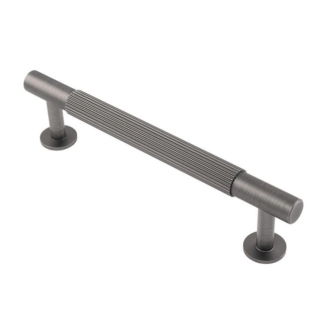 High quality image of Carlisle Brass - Lines Pull Handle 128mm c/c - Anthracite | Sku. ftd710bant | Trade Door Handles.