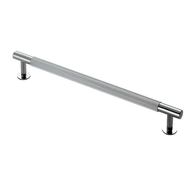 High quality image of Carlisle Brass - Lines Pull Handle 224mm c/c - Polished Chrome | Sku. ftd710ecp | Trade Door Handles.