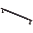High quality image of Carlisle Brass - Lines Pull Handle 224mm c/c - Matt Black | Sku. ftd710emb | Trade Door Handles.