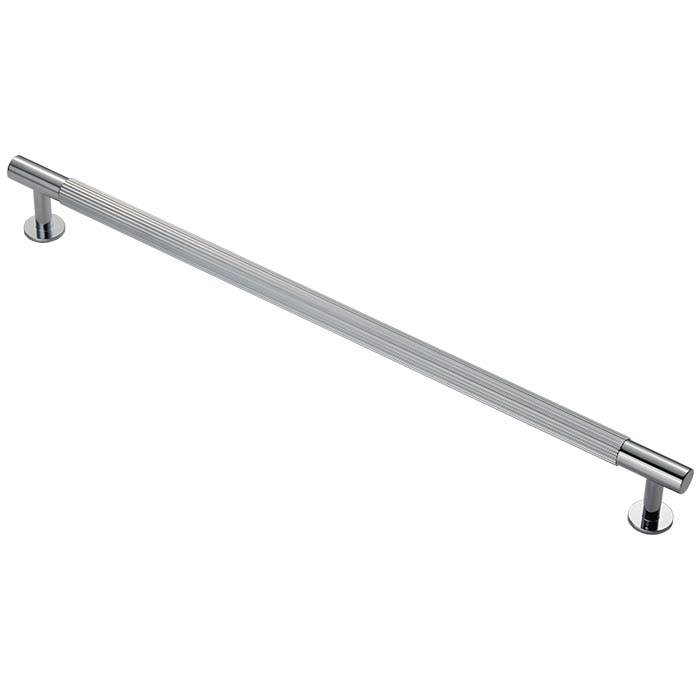 High quality image of Carlisle Brass - Lines Pull Handle 320mm c/c - Polished Chrome | Sku. ftd710hcp | Trade Door Handles.