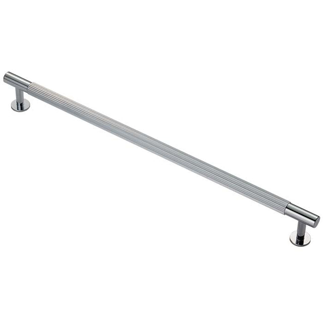 High quality image of Carlisle Brass - Lines Pull Handle 320mm c/c - Polished Chrome | Sku. ftd710hcp | Trade Door Handles.