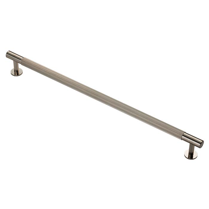High quality image of Carlisle Brass - Lines Pull Handle 320mm c/c - Satin Nickel | Sku. ftd710hsn | Trade Door Handles.