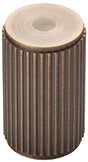 High quality image of Carlisle Brass - Lines Knob - Antique Brass | Sku. ftd712ab | Trade Door Handles.