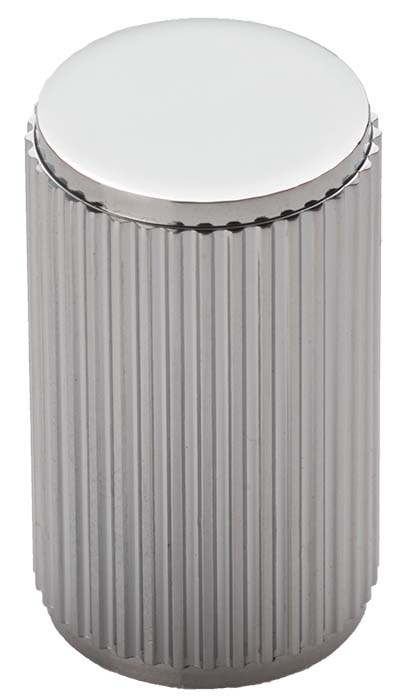 High quality image of Carlisle Brass - Lines Knob - Polished Chrome | Sku. ftd712cp | Trade Door Handles.