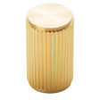 High quality image of Carlisle Brass - Lines Knob - Satin Brass | Sku. ftd712sb | Trade Door Handles.
