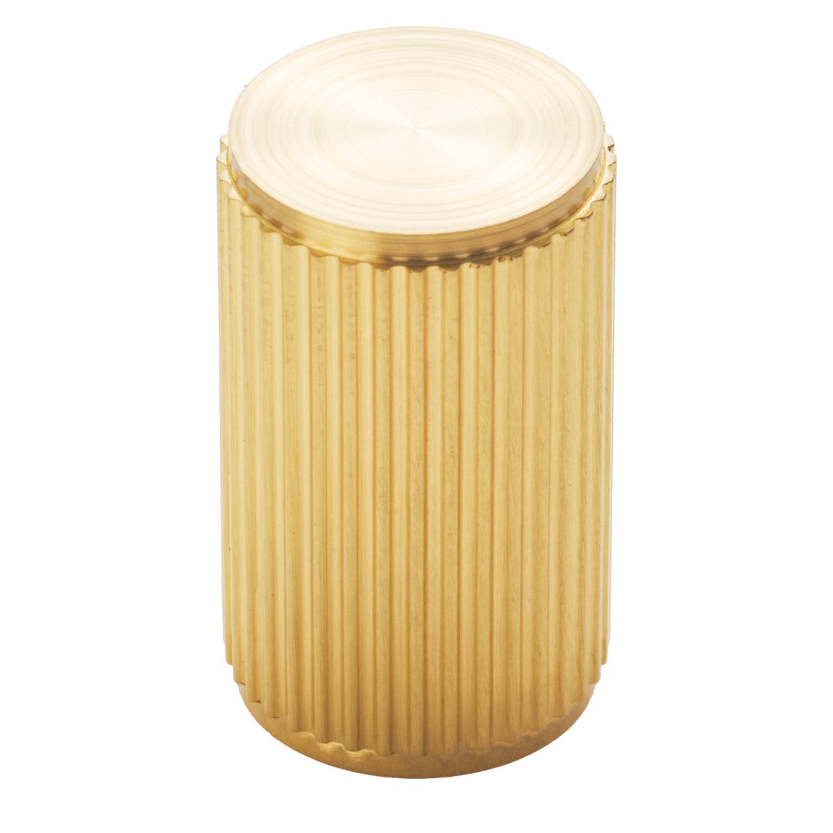 High quality image of Carlisle Brass - Lines Knob - Satin Brass | Sku. ftd712sb | Trade Door Handles.