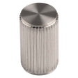 High quality image of Carlisle Brass - Lines Knob - Satin Nickel | Sku. ftd712sn | Trade Door Handles.