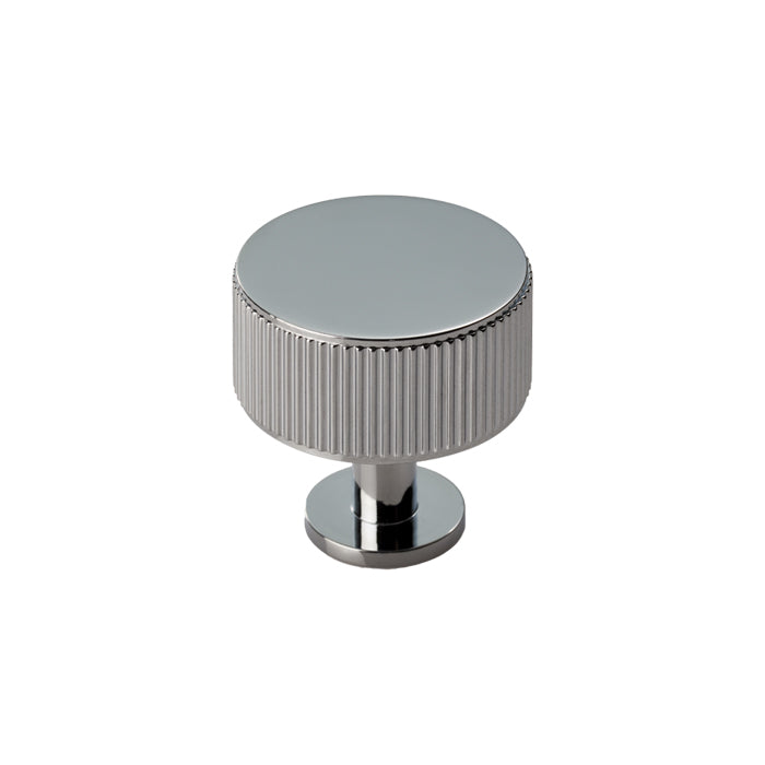 High quality image of Carlisle Brass - Lines Radio Knob - Polished Chrome | Sku. ftd713cp | Trade Door Handles.
