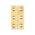 High quality image of FTD - 50 x 28mm Cabinet Hinge - Polished Brass | Sku. ftd800c | Trade Door Handles.