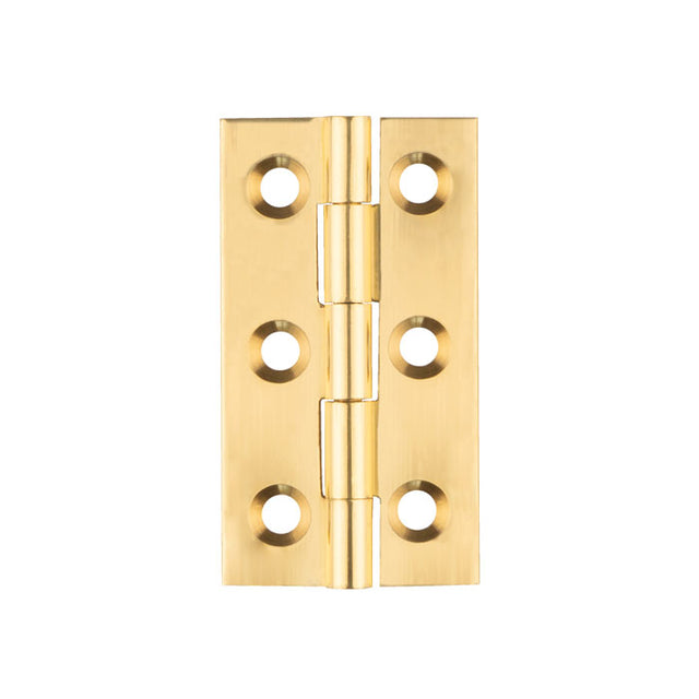 High quality image of FTD - 50 x 28mm Cabinet Hinge - Polished Brass | Sku. ftd800c | Trade Door Handles.