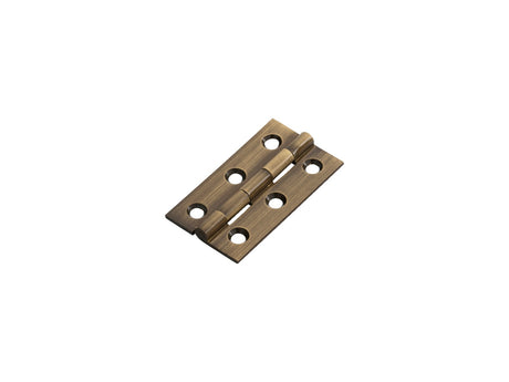 High quality image of FTD - 50 x 28mm Cabinet Hinge - Antique Brass | Sku. ftd800cab | Trade Door Handles.