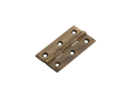 High quality image of FTD - 64 x 35mm Cabinet Hinge - Antique Brass | Sku. ftd800dab | Trade Door Handles.