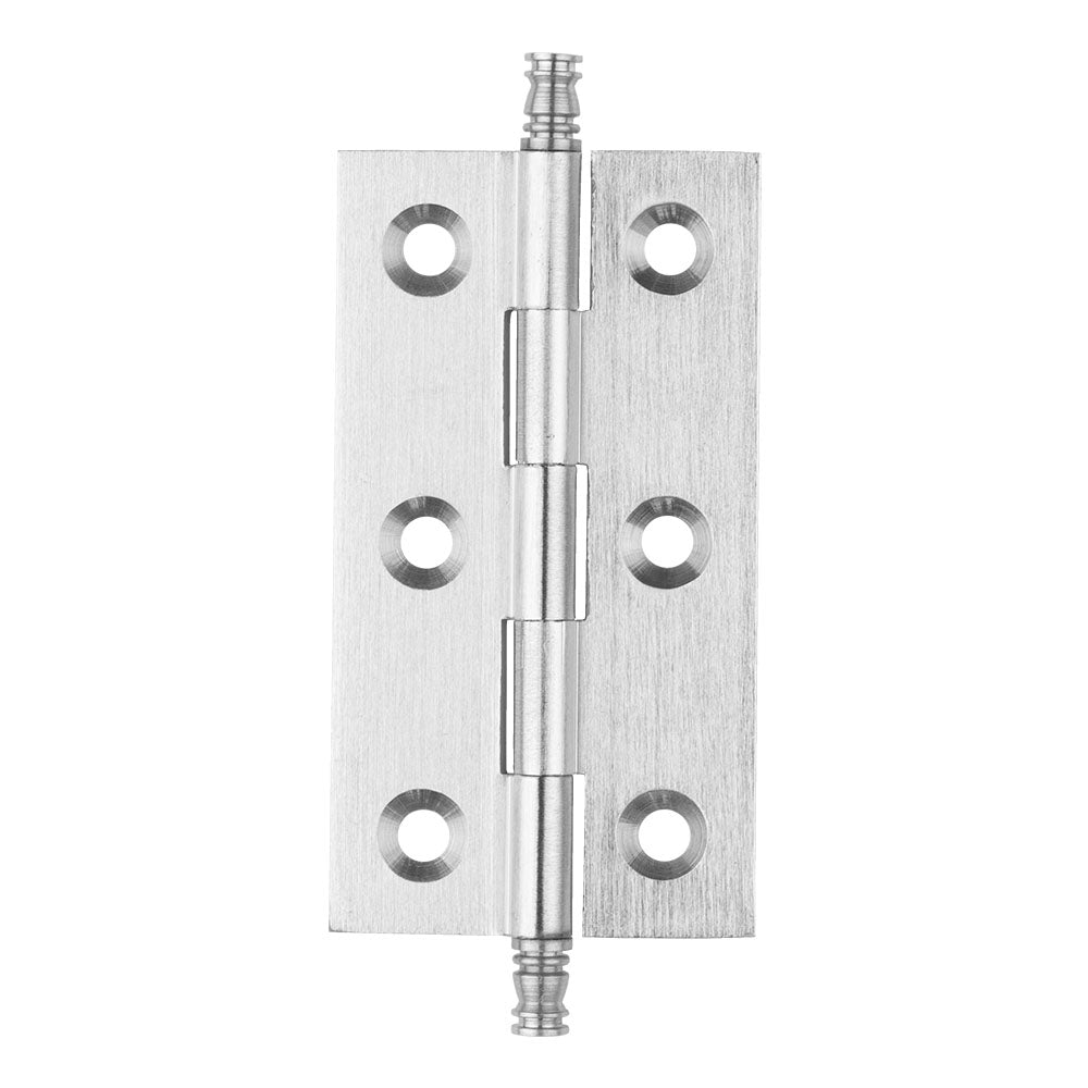 High quality image of FTD - Finial Cabinet Hinge 64 x 35mm - Satin Chrome | Sku. ftd805dsc | Trade Door Handles.