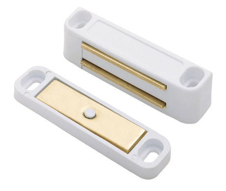 High quality image of FTD - Deluxe Nylon Magnetic Catch - Nylon White | Sku. ftd835anwh | Trade Door Handles.