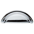 High quality image of FTD - Cottage Cup Pull 76mm - Polished Chrome | Sku. ftd557cp | Trade Door Handles.
