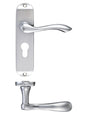 Fulton & Bray Door Furniture Satin Fulton & Bray - Arundel Lever Euro Lock (47.5mm c/c) Furniture - Short Plate 175 x 42mm