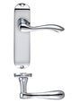 Fulton & Bray Door Furniture Chrome Fulton & Bray - Arundel Lever Latch Furniture - Short Plate 175 x 42mm