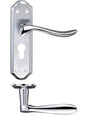 Fulton & Bray Door Furniture Satin Fulton & Bray - Lincoln Lever Euro Lock (47.5mm c/c) Furniture 180 x 48mm