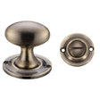 Fulton & Bray Door Furniture Bronze Fulton & Bray - Oval Thumb Turn with Coin Release - 5mm spindle