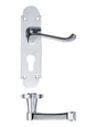 Fulton & Bray Door Furniture Chrome Fulton & Bray - Oxford Lever Euro Lock (47.5mm c/c) Furniture 170 x 42mm