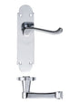 Fulton & Bray Door Furniture Chrome Fulton & Bray - Oxford Lever Latch Furniture 170 x 42mm