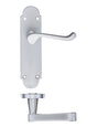 Fulton & Bray Door Furniture Satin Fulton & Bray - Oxford Lever Latch Furniture 170 x 42mm
