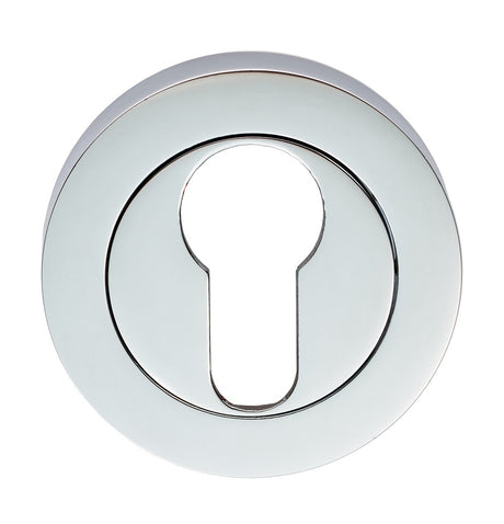 High quality image of Carlisle Brass - Euro Profile Escutcheon - Polished Chrome | Sku. gk4001cp | Trade Door Handles.
