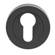 High quality image of Carlisle Brass - Euro Profile escutcheon - Matt Black | Sku. gk4001mb | Trade Door Handles.