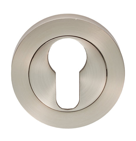 High quality image of Carlisle Brass - Euro Profile Escutcheon - Satin Nickel | Sku. gk4001sn | Trade Door Handles.
