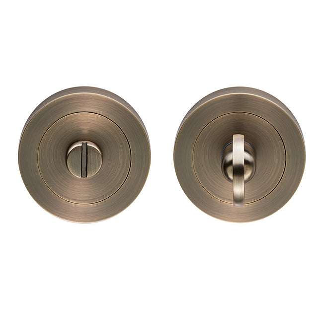 High quality image of Carlisle Brass - Thumb turn & Release - Antique Brass | Sku. gk4004ab | Trade Door Handles.
