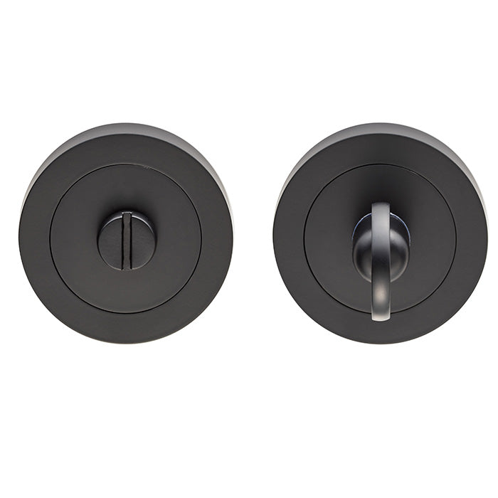 High quality image of Carlisle Brass - Thumb turn & Release - Matt Black | Sku. gk4004mb | Trade Door Handles.