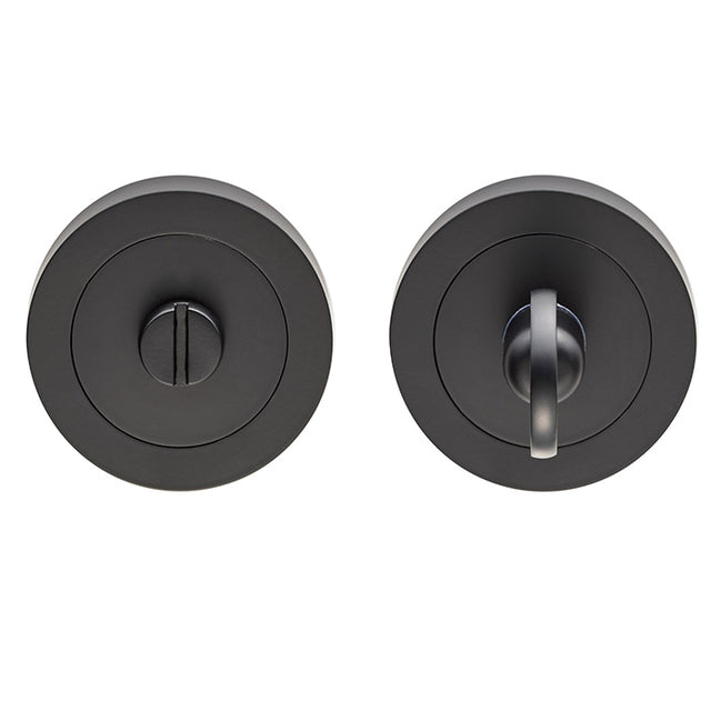 High quality image of Carlisle Brass - Thumb turn & Release - Matt Black | Sku. gk4004mb | Trade Door Handles.
