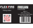 High quality image of Frelan - Intumscent Kits for 102mm Square Hinges Pack of Four 2mm 60 Minute Sku. GRA1.2