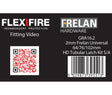 High quality image of Frelan - kit for HD tubular latches 64/76&102mm 60 minute | Sku. gra16-2 | available to order from Trade Door Handles in Kendal.