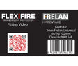 High quality image of Frelan - Intumescent Kits for 64,76 & 102mm HD Deadbolts 2mm 60 Minute Sku. GRA18.2