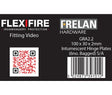 High quality image of Frelan - Intumescent Kits for 102mm Square Hinges Pack of Six 2mm 60 minute Sku. GRA2.2