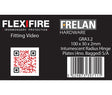 High quality image of Frelan - Intumscent Kits for 102mm Radiused Hinges Pack of Four 2mm 60 Minute Sku. GRA3.2