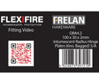 High quality image of Frelan - Intumescent Kits for 102mm Radiused Hinges Pack of Six 2mm 60 Minute Sku. GRA4.2