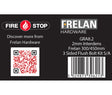 High quality image of Frelan - Kit for 300 & 450mm flushbolts 2mm 60 Minute Sku. GRA8.2