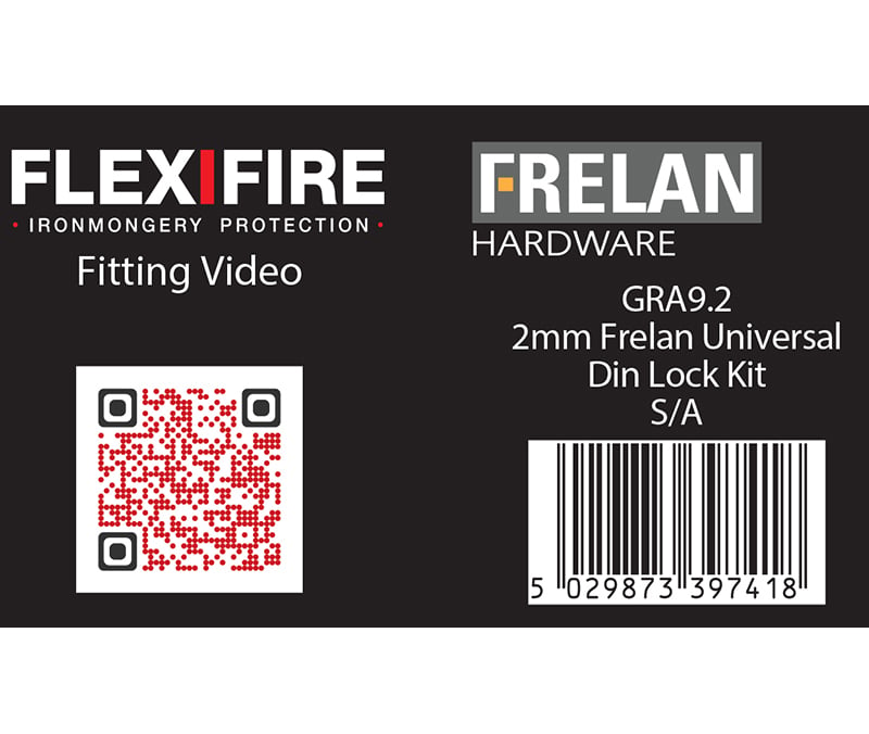 High quality image of Frelan - Intumescent Kits for Din Locks 2mm 60 Minute Sku. GRA9.2